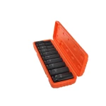 Maletín con set de vasos de impacto largos 10 piezas TSX TOOL