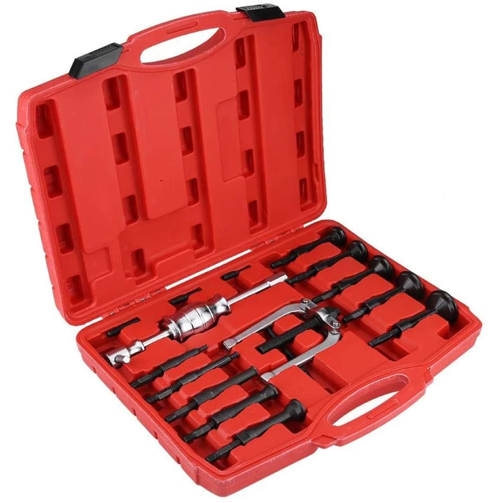 Extractor de rodamientos interiores con martillo deslizante y piezas de acero al carbono