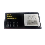 Caja con 200 piezas surtidas de muelles de extensión y compresión para automoción