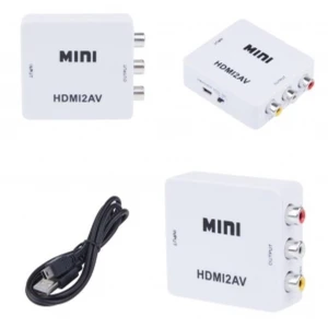 HDMI į RCA adapteris – HDMI į AV signalo keitiklis NTSC/PAL Satkit
