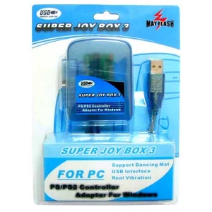 Mayflash Super Joy Box Pro 3 PS2 valdiklio adapteris į PC su USB