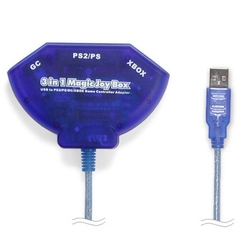 Conexión USB del adaptador 3in1 Magic Joy Box para mandos PS2 y Xbox