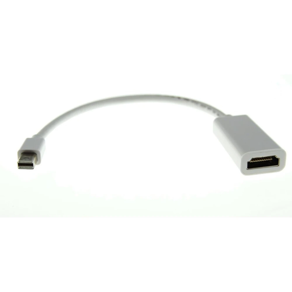 Detalle del conector HDMI del adaptador Mini Displayport a HDMI