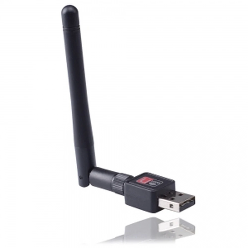 RT7601 USB WiFi adapteris su 150mb antena stabiliam ryšiui