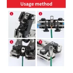 Užspaudimo replės 6-50mm² su neslystančiomis rankenomis ir reguliuojamu sukimu