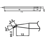 Aoyue LF-02J lituoklio antgalis su integruota varža litavimo stotims