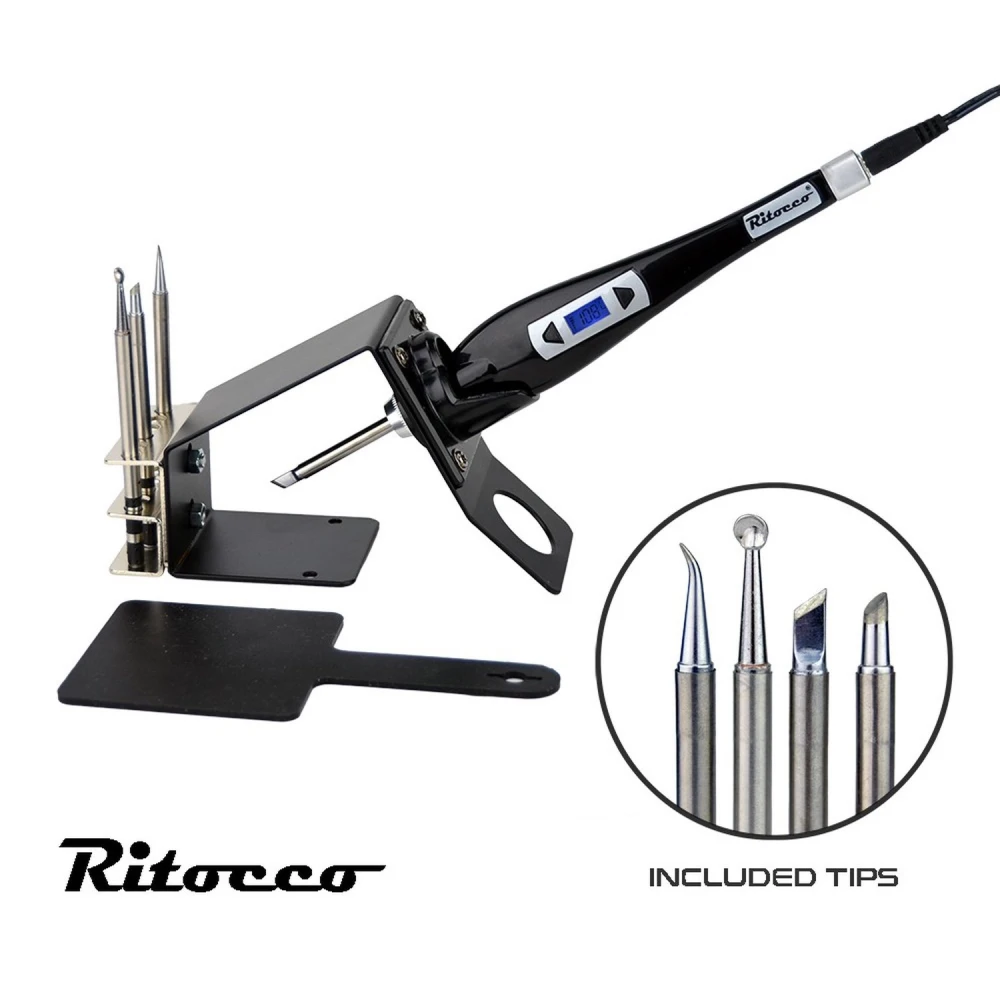 Herramienta Aoyue Ritocco 3212 mostrando el control de temperatura ajustable