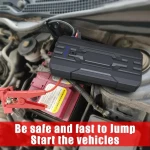 Automobilio akumuliatoriaus paleidiklis 8000mAh Jumpstarter S301 kompaktiškas ir saugus su LED SOS žibintuvėliu
