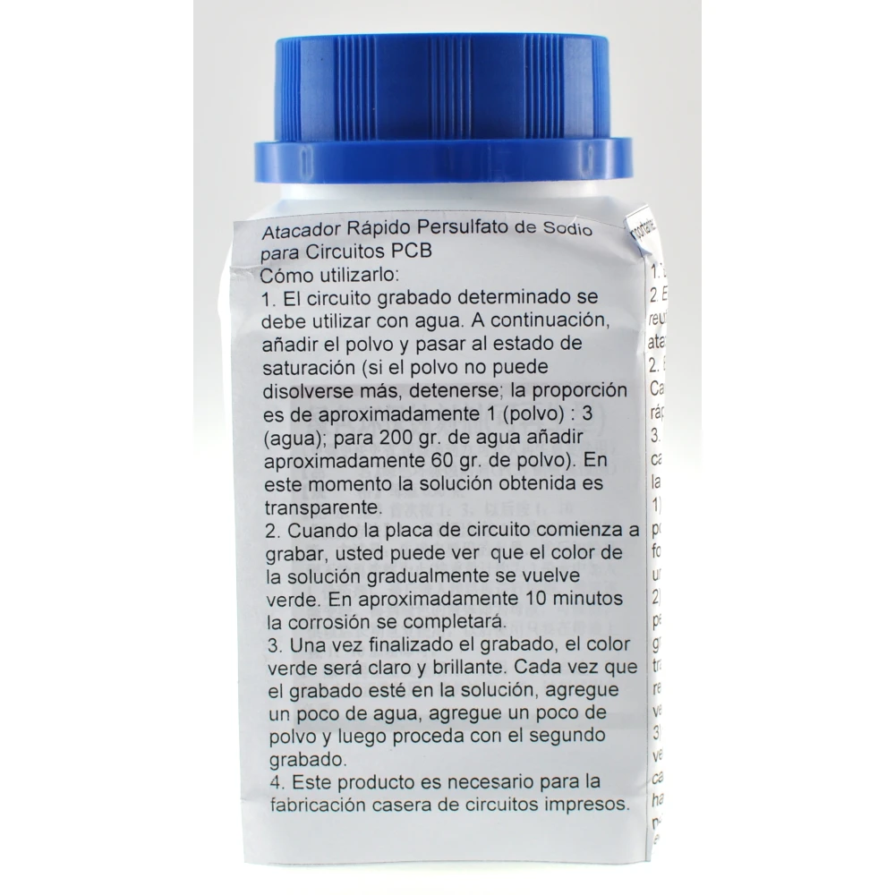 Greitas ėsdiklis natrio persulfatas PCB plokštėms 600gr