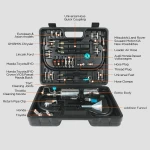 AUTOOL C100 benzino purkštukų valiklis su adapteriais