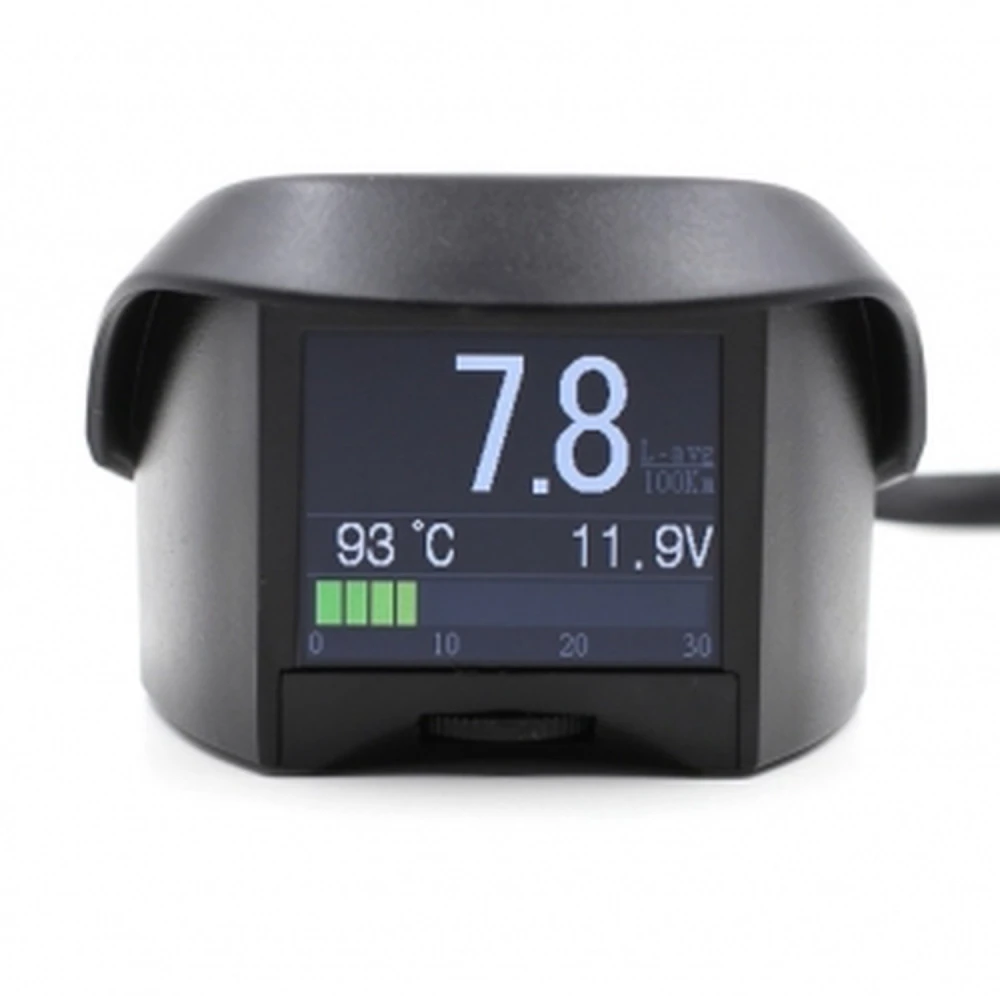 Autool X50 Plus OBD2 daugiafunkcis: greitis, odometras, termometras