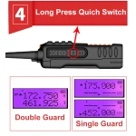 Baofeng UV9R Plus ilgo nuotolio racija su 160 kanalų VHF/UHF
