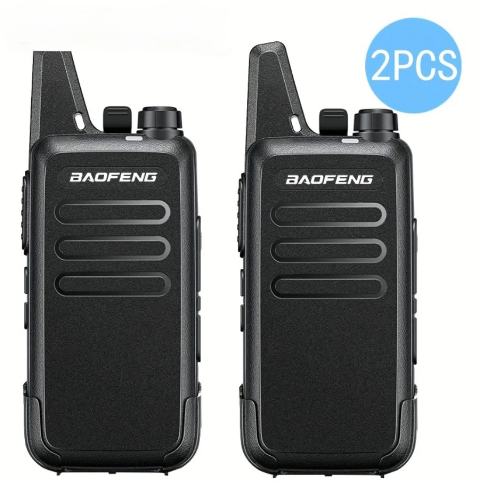 Baofeng Walkie Talkie T20 įkraunamas – 2 vnt. su ausinėmis