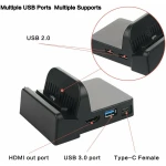 Nešiojama Nintendo Switch dokavimo stotelė – kompaktiškas HDMI USB mini dock