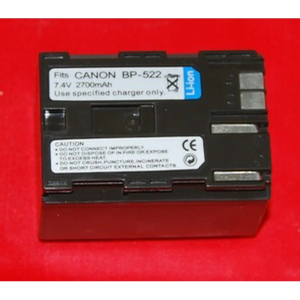 Canon BP-522 suderinama baterija 7,4V 2700mAh Canon kameroms
