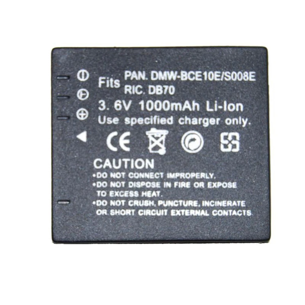 Panasonic CGA-008E/BCE10E suderinama baterija Panasonic kameroms