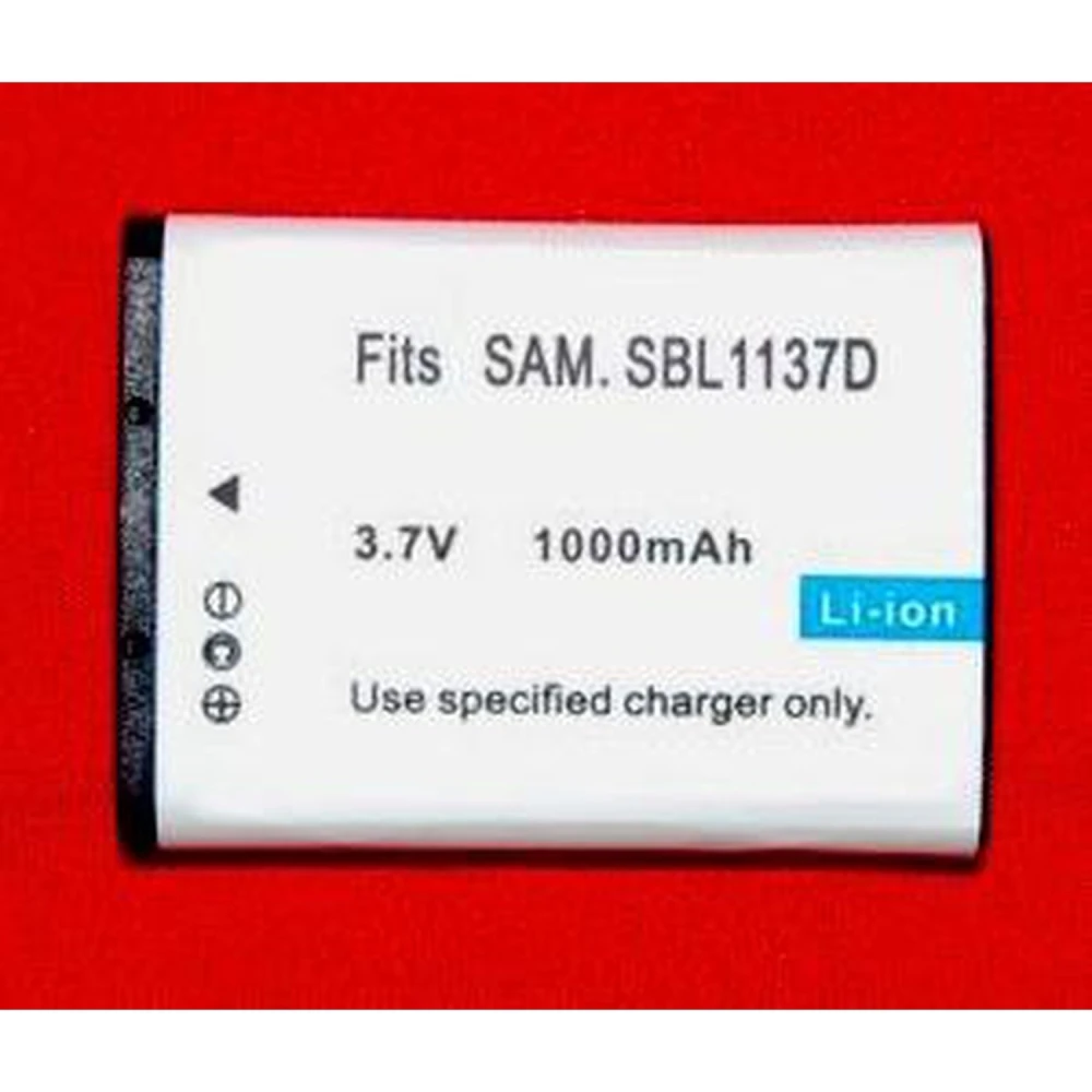 Samsung SB-1137D suderinama Li-Ion 7.4V 1000mAh baterija fotoaparatams