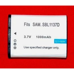 Samsung SB-1137D suderinama Li-Ion 7.4V 1000mAh baterija fotoaparatams