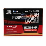 Moto Akumuliatorius AGM 12V 9Ah OUTDO HCZ10S-MF - Suderinamas su Yuasa YTZ10S(-BS) / GTZ10S / ETZ10S