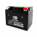 Moto Akumuliatorius AGM 12V 5Ah OUTDO HCZ5D-MF - Suderinamas su Yuasa YTZ7S-BS / GTZ7S / ETZ5L-BS