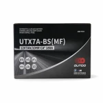 Moto AGM Akumuliatorius 12V 7Ah OUTDO UTX7A-BS(MF) - Suderinamas su Yuasa YTX7A-BS / GTX7A-BS / ETX7A-BS