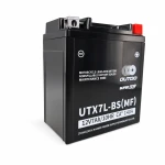 Moto Akumuliatorius AGM 12V 7Ah OUTDO UTX7L-BS(MF) - Suderinamas su Yuasa YTX7L-BS / GTX7L-BS / ETX7L-BS