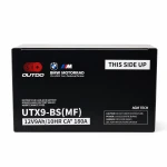 Motociklo Akumuliatorius AGM 12V 9Ah OUTDO UTX9-BS(MF) - Suderinamas su Yuasa YTX9-BS / GTX9-BS / ETX9-BS