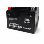 Motociklo Akumuliatorius AGM 12V 9Ah OUTDO UTX9-BS(MF) - Suderinamas su Yuasa YTX9-BS / GTX9-BS / ETX9-BS