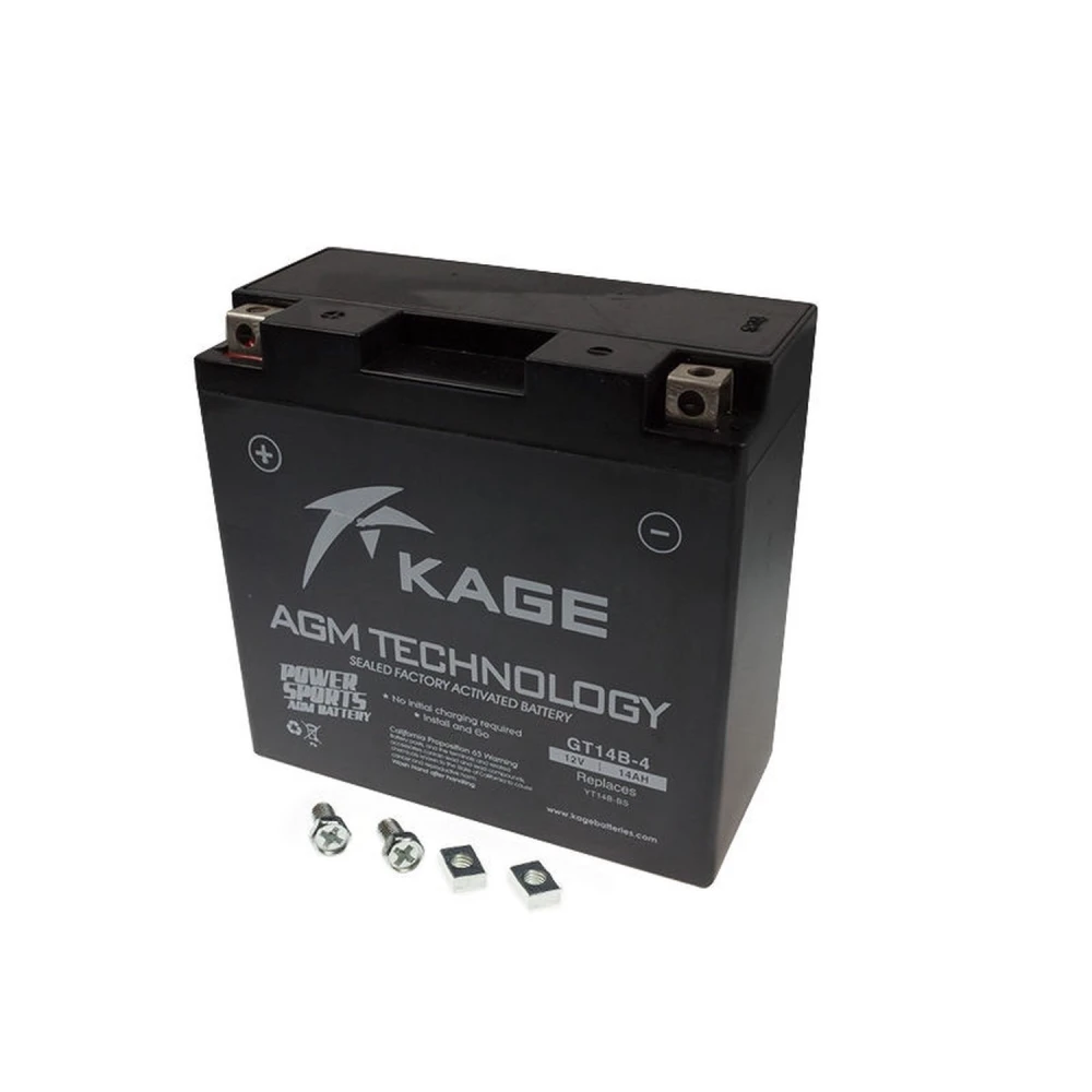 YT14-B4 gelinė motociklo baterija – didelio našumo ir ilgaamžiška