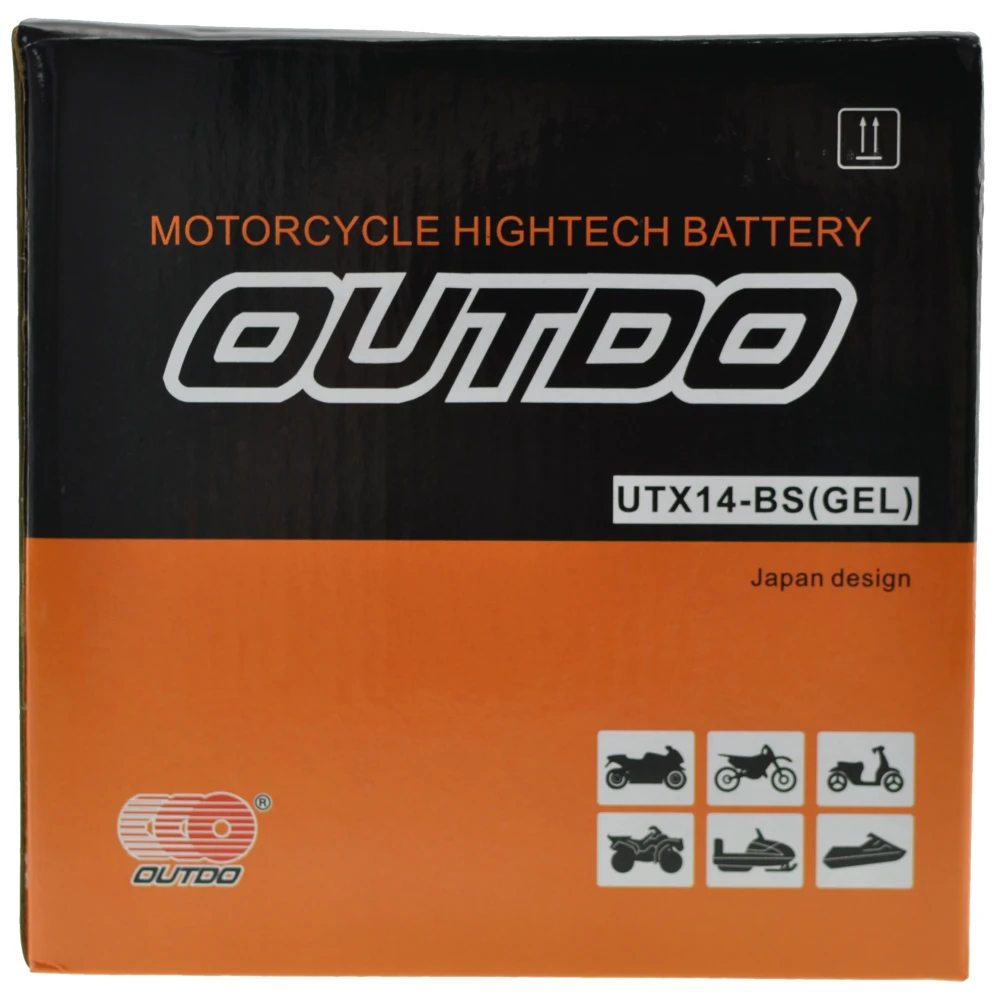 Bateria Moto YTX14-BS Gel Bateria de Gel OUTDO imagen completa
