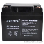 Bateria Plomo Sellada Recargable 12V 40Ah Sy40-12 en uso para UPS