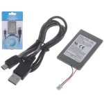Įkraunama PS3 pultelio baterija 1800mAh su USB kabeliu PlayStation 3