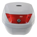 Universalus motociklo bagažinė 28L balta - šalmo dėžė 1 šalmui