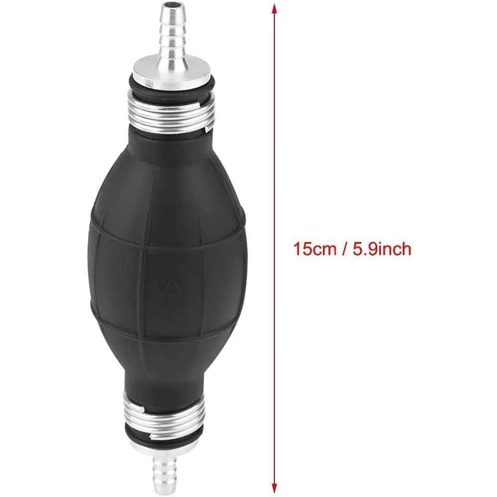 Bomba manual para gasolina, diésel y agua con mangueras de PVC resistentes