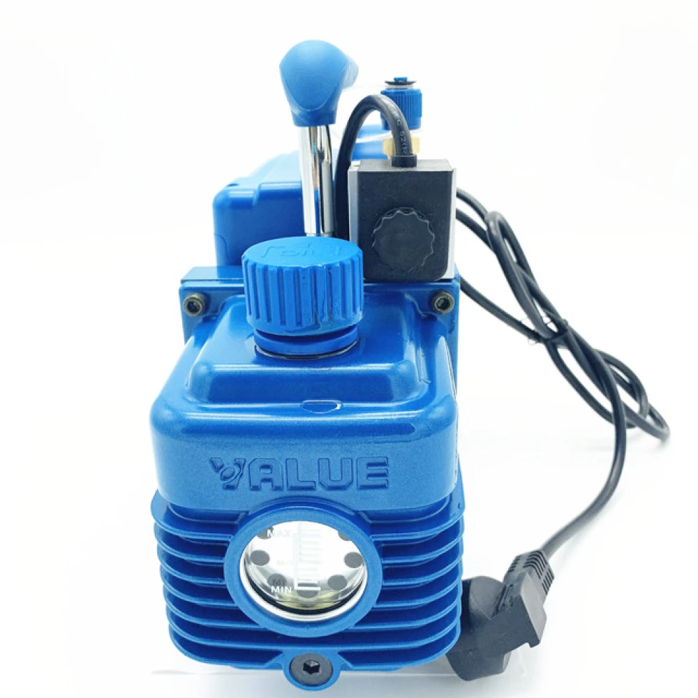 Vista lateral de la bomba de vacío Value VI120SV para refrigeración