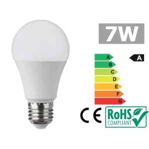 LED lemputė E27 7W 6500K ryški šviesa