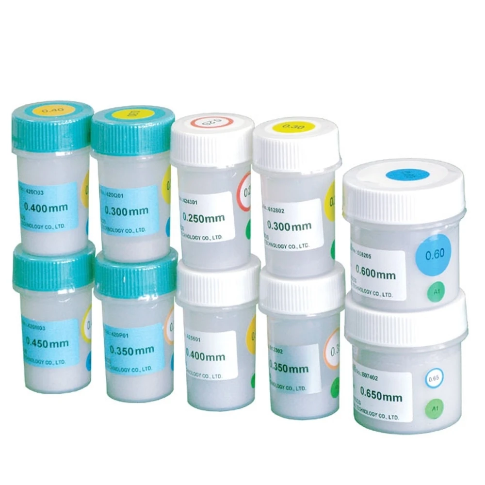 Alavo rutuliukai su švinu 0,5mm 25 000 vnt BGA litavimui