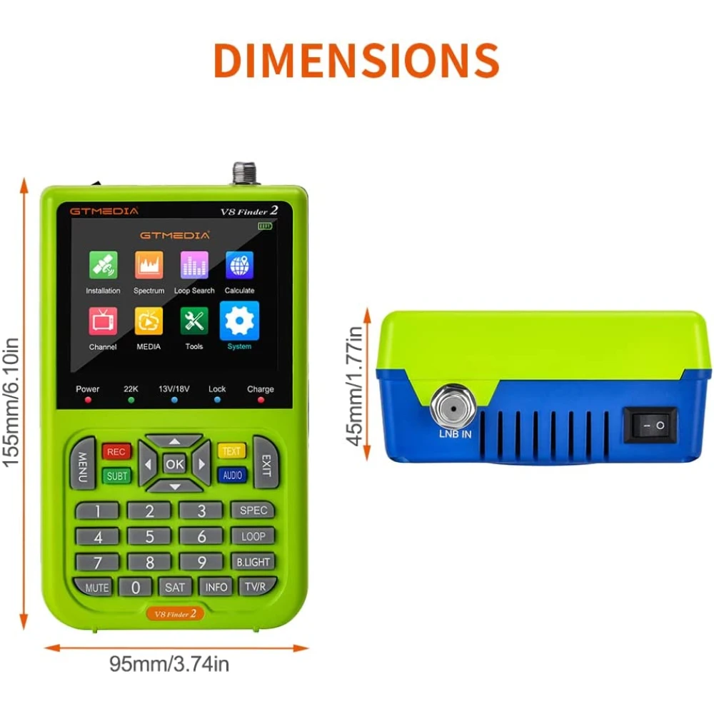 Freesat V8 Finder HD DVB-S/S2 palydovų ieškiklis