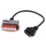 OBD2 30 pin adapterio kabelis Citroen ir Peugeot 106, 206, 306, 406