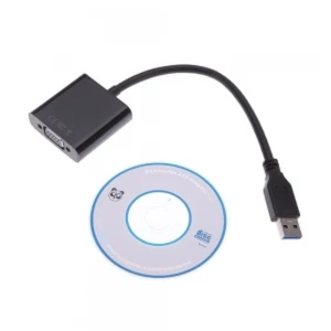 satkit USB 3.0 į VGA kabelis monitoriui 1080p - satkit