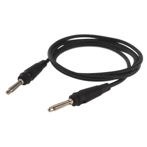4mm banana male-to-male test cable 1m black 14AWG