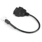 Adaptador 3Pin a 16 Pin OBD2 para motos Yamaha en primer plano