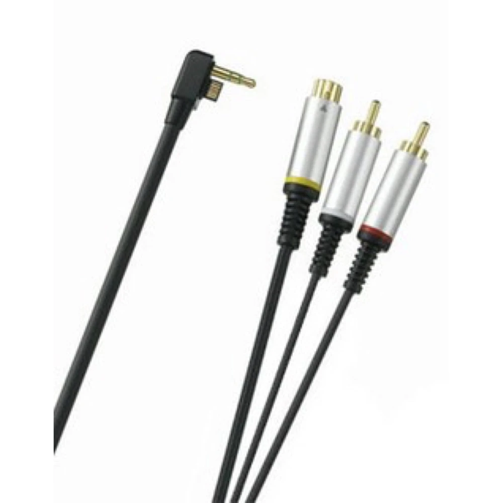 PSP 2000 Slim S-Video kabelis su 24K auksiniais jungtukais TV