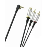 PSP 2000 Slim S-Video kabelis su 24K auksiniais jungtukais TV