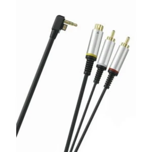 PSP 2000 Slim S-Video kabelis su 24K auksiniais jungtukais TV