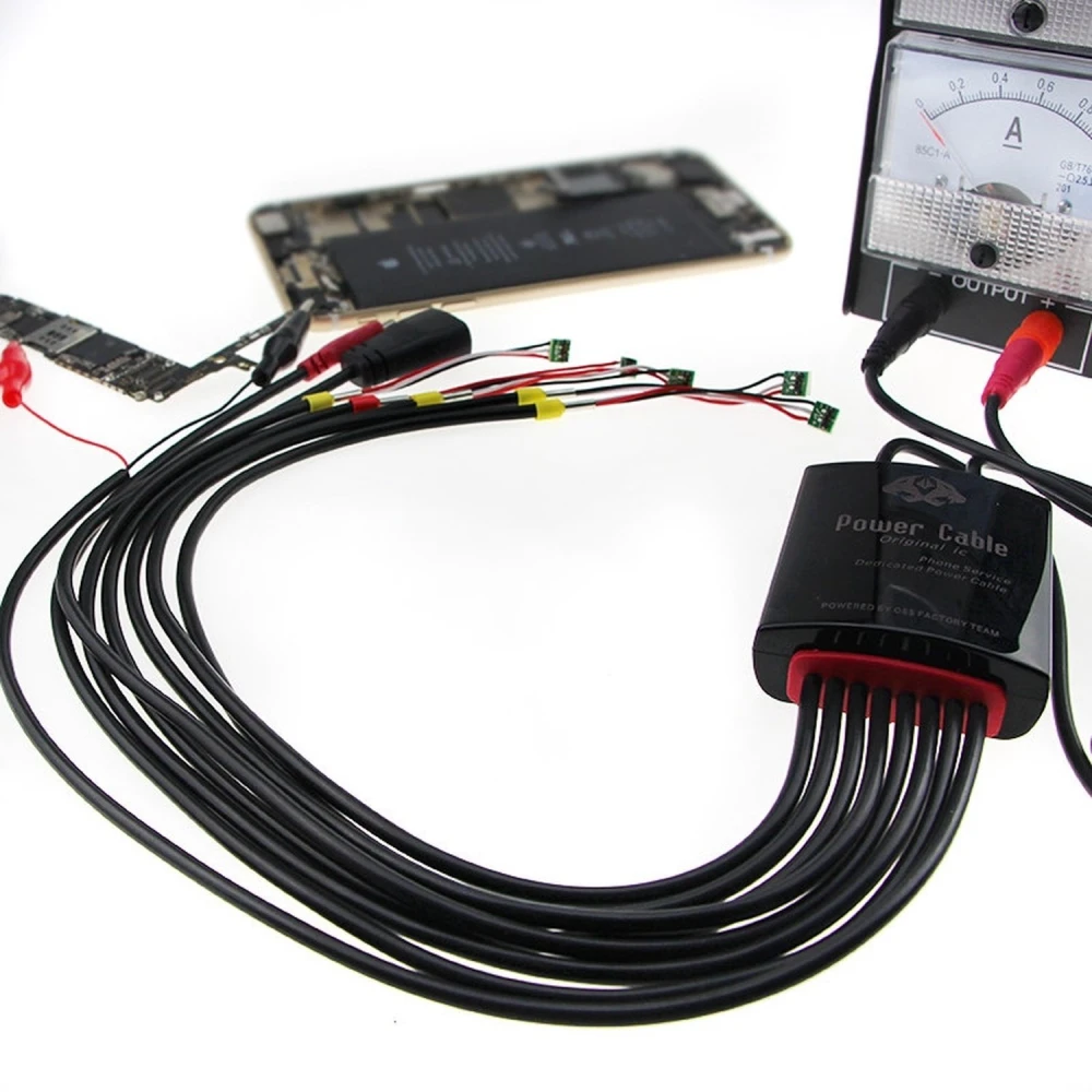 Specialus maitinimo kabelis su baterijos jungtimis iPhone 7, 6S ir Samsung