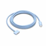 USB-C į MagSafe 3 140W laidas MacBook Pro ir Air – 2 m pintas, Dangaus mėlyna