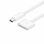 USB-C į MagSafe 3 140W laidas MacBook Pro ir Air – 2 m pintas, Balta
