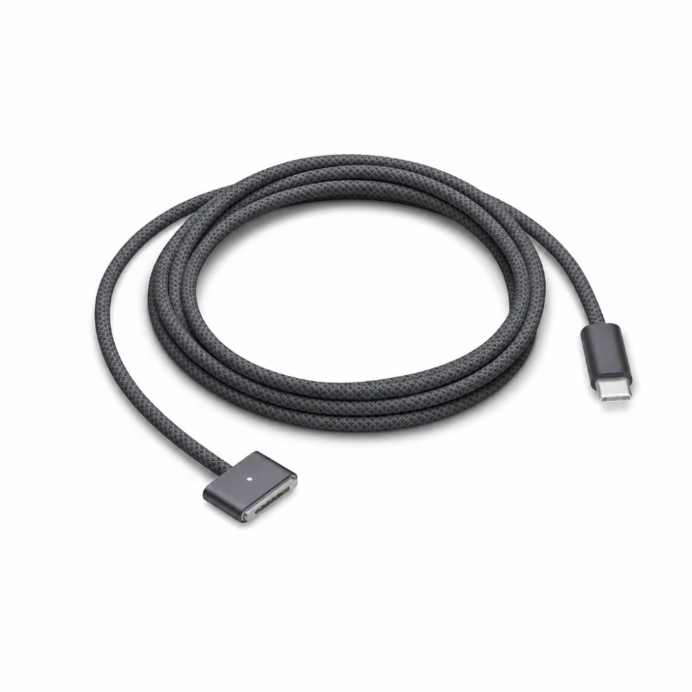 USB-C į MagSafe 3 140W laidas MacBook Pro ir Air – 2 m pintas, Kosmoso pilka