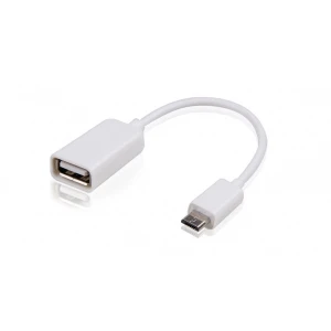 USB OTG Micro USB kabelis - USB lizdas 10 cm, suderinamas su Android